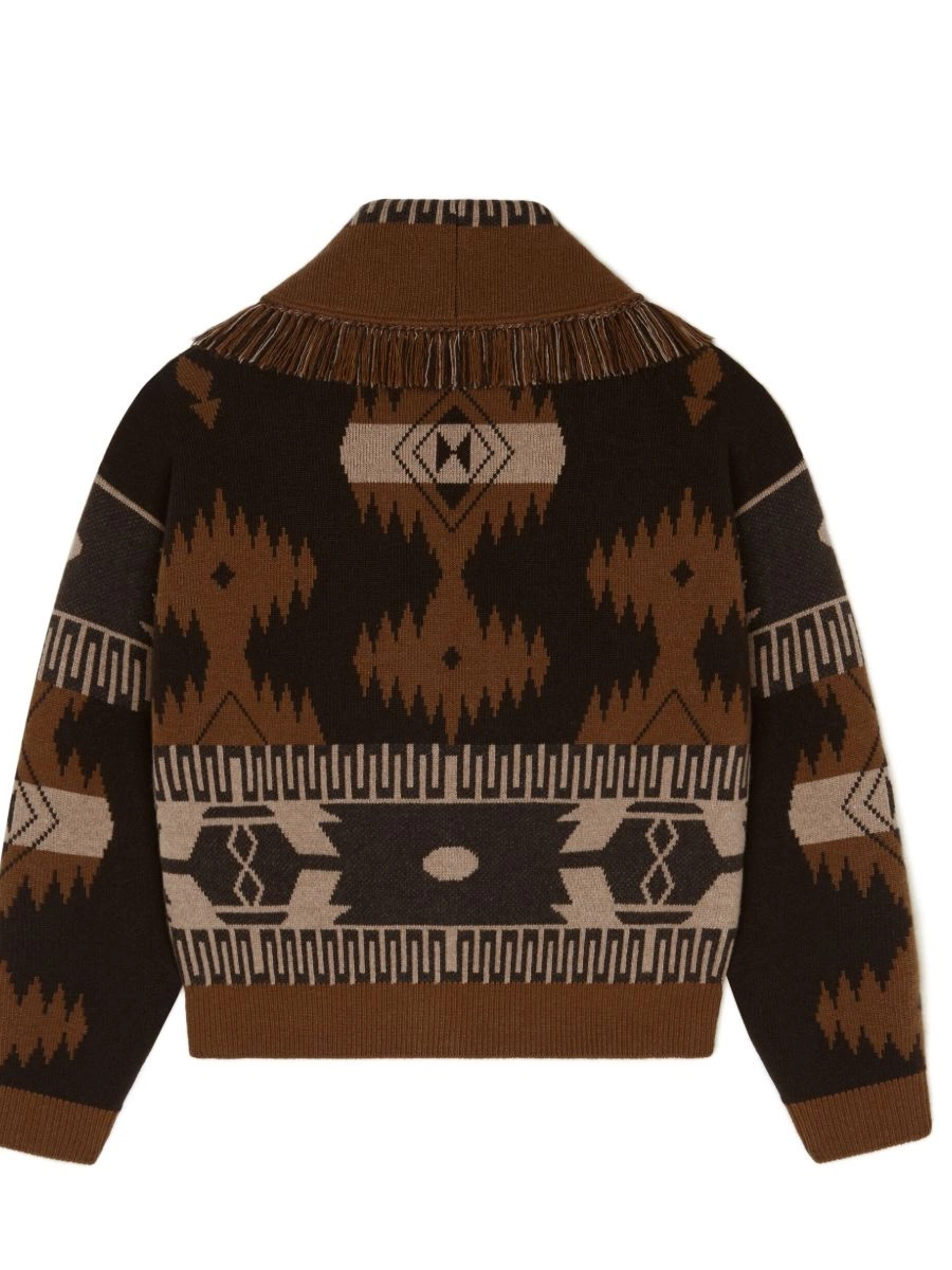 Cheap patterned-jacquard cardigan Alanui Women 0823
